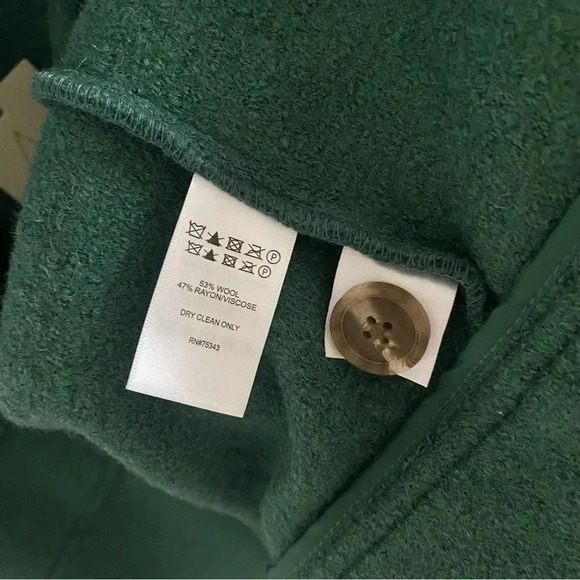 JOIE Wool blend Green Jacket Size 3X - Picture 9 of 9